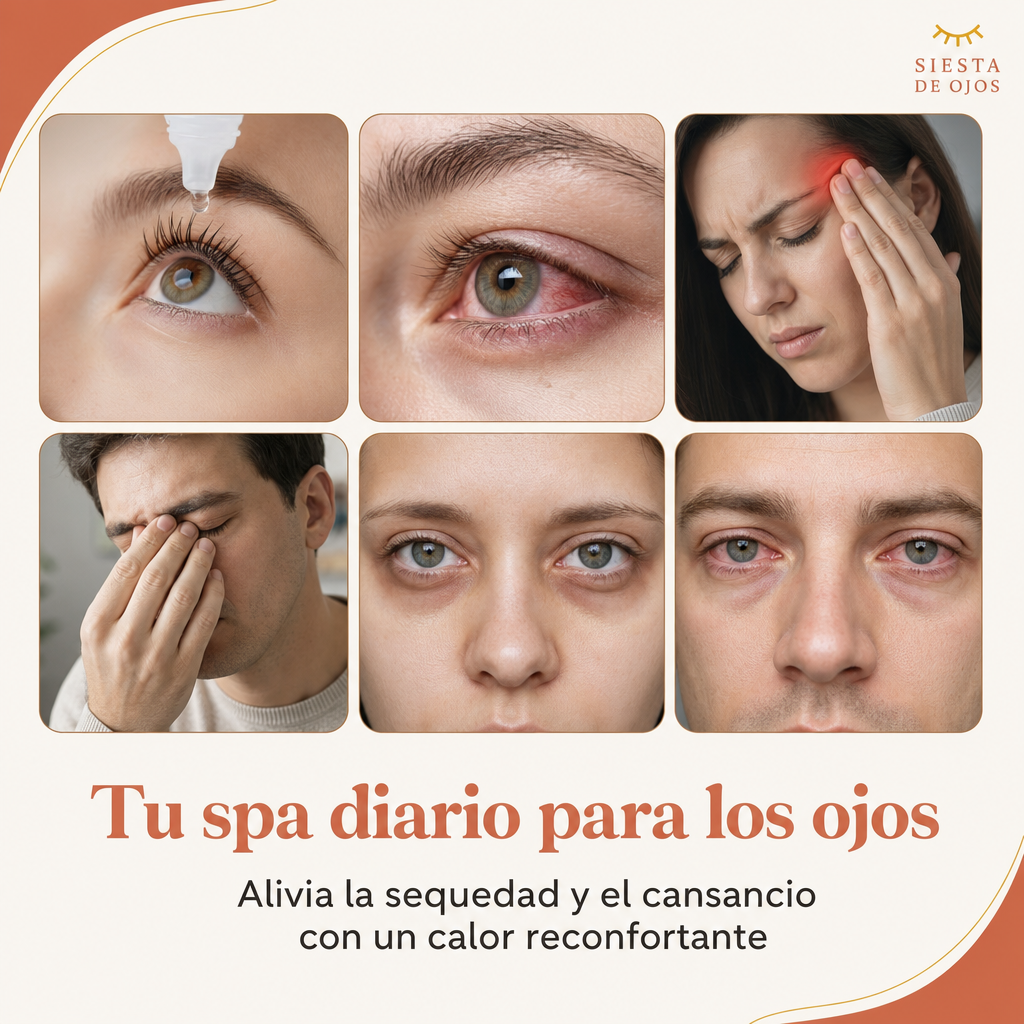 Mascarilla Térmica para Ojos - Alivio Fatiga Visual